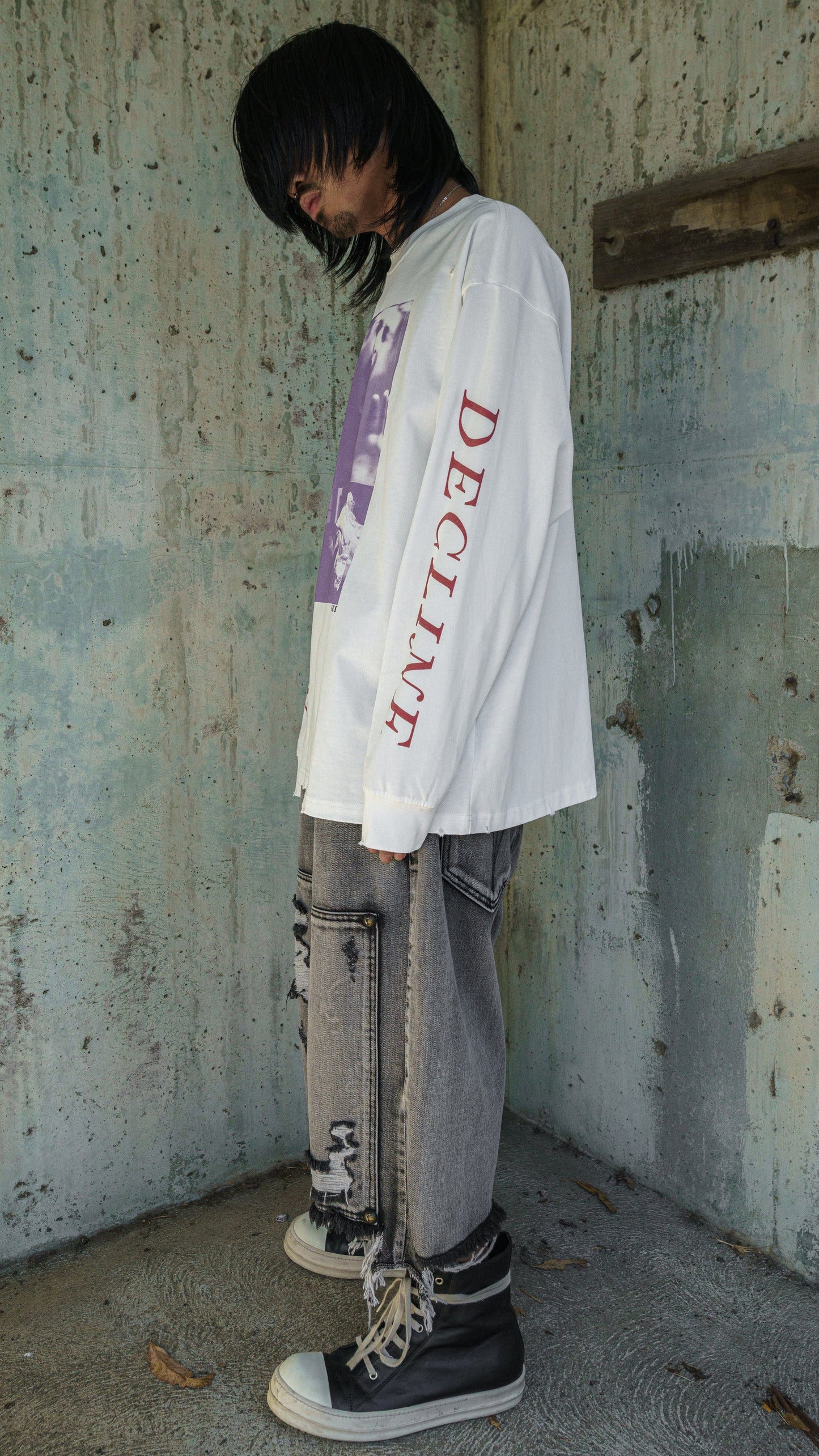 Mental Decline Oversized LS T-Shirt