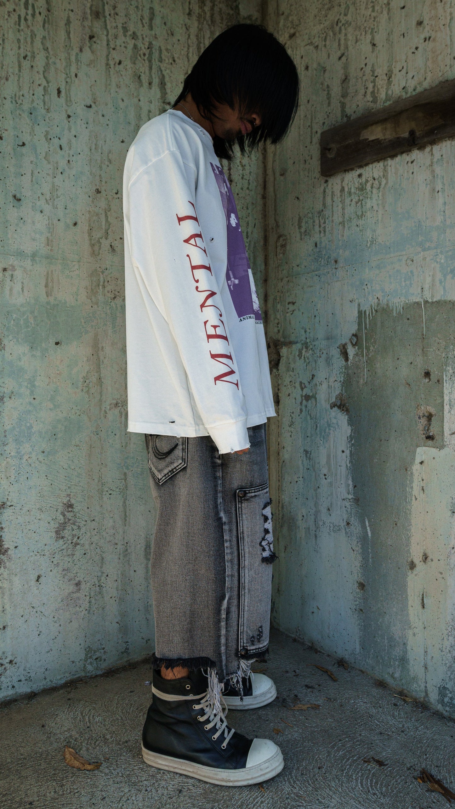 Mental Decline Oversized LS T-Shirt